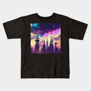 Cyberpunk Kingdom High Fashion Jewelry Kids T-Shirt